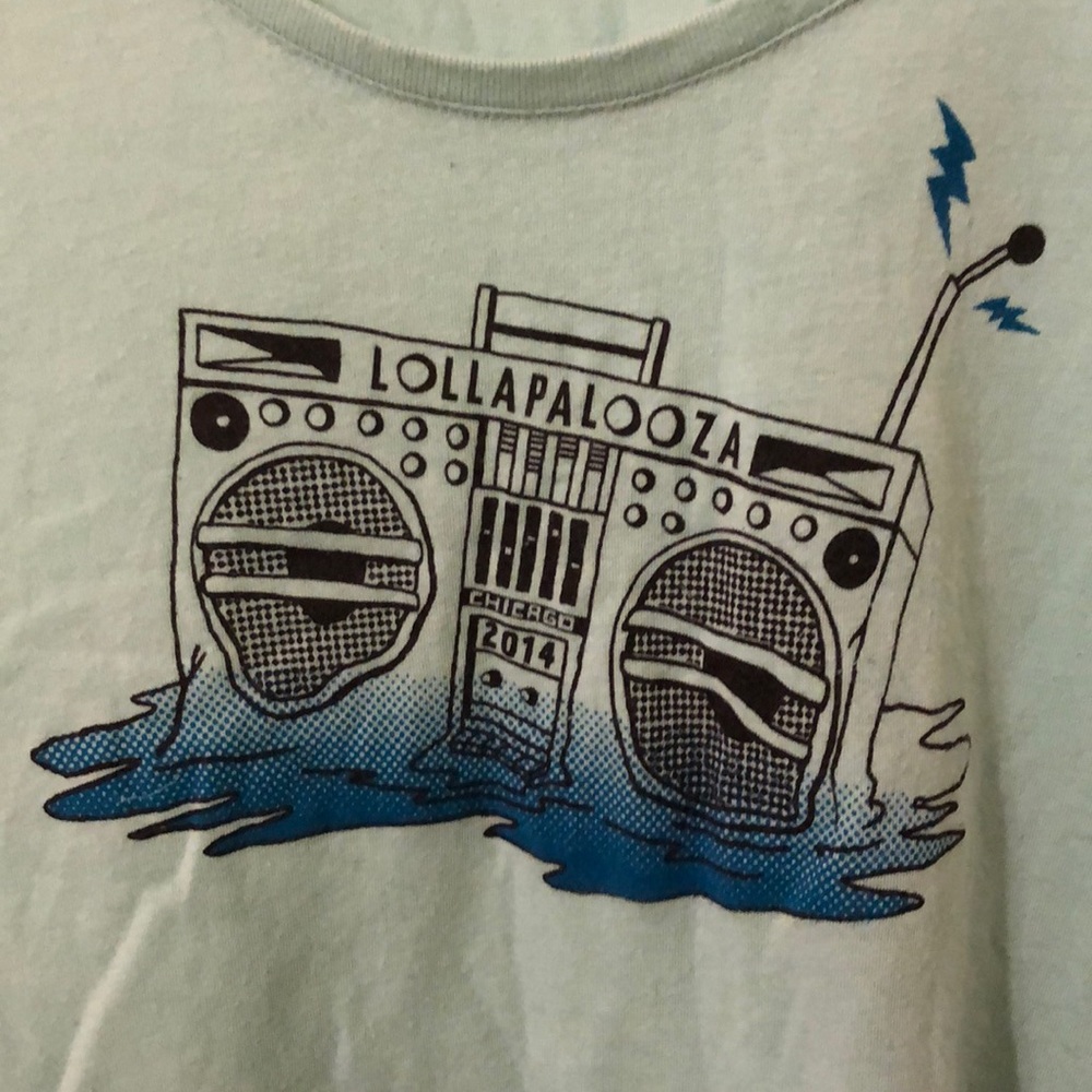 Vintage Lollapalooza Chicago Crop Tank Top - 2014